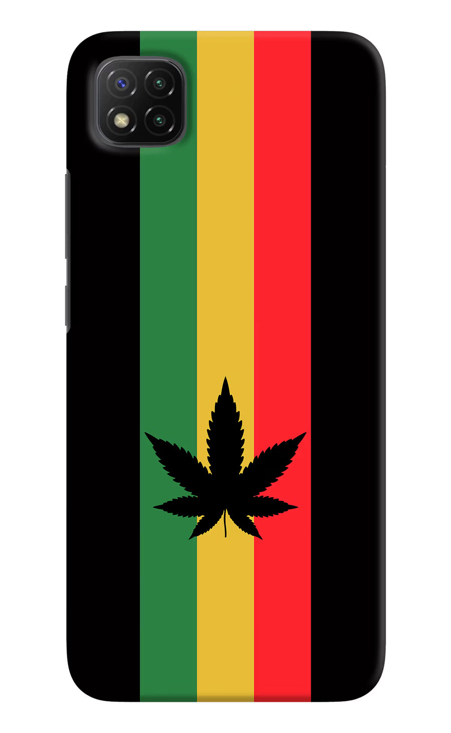 Weed Flag Poco C3 Back Cover, Hard case