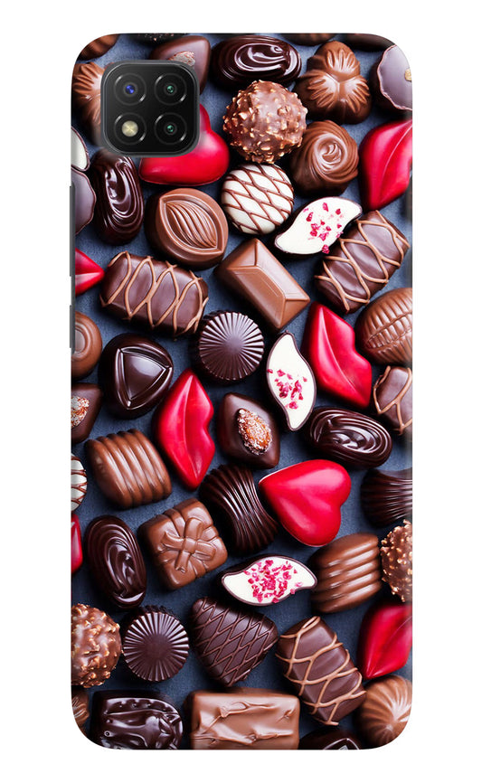 Chocolates Poco C3 Hard Case Back Cover by Casekaro