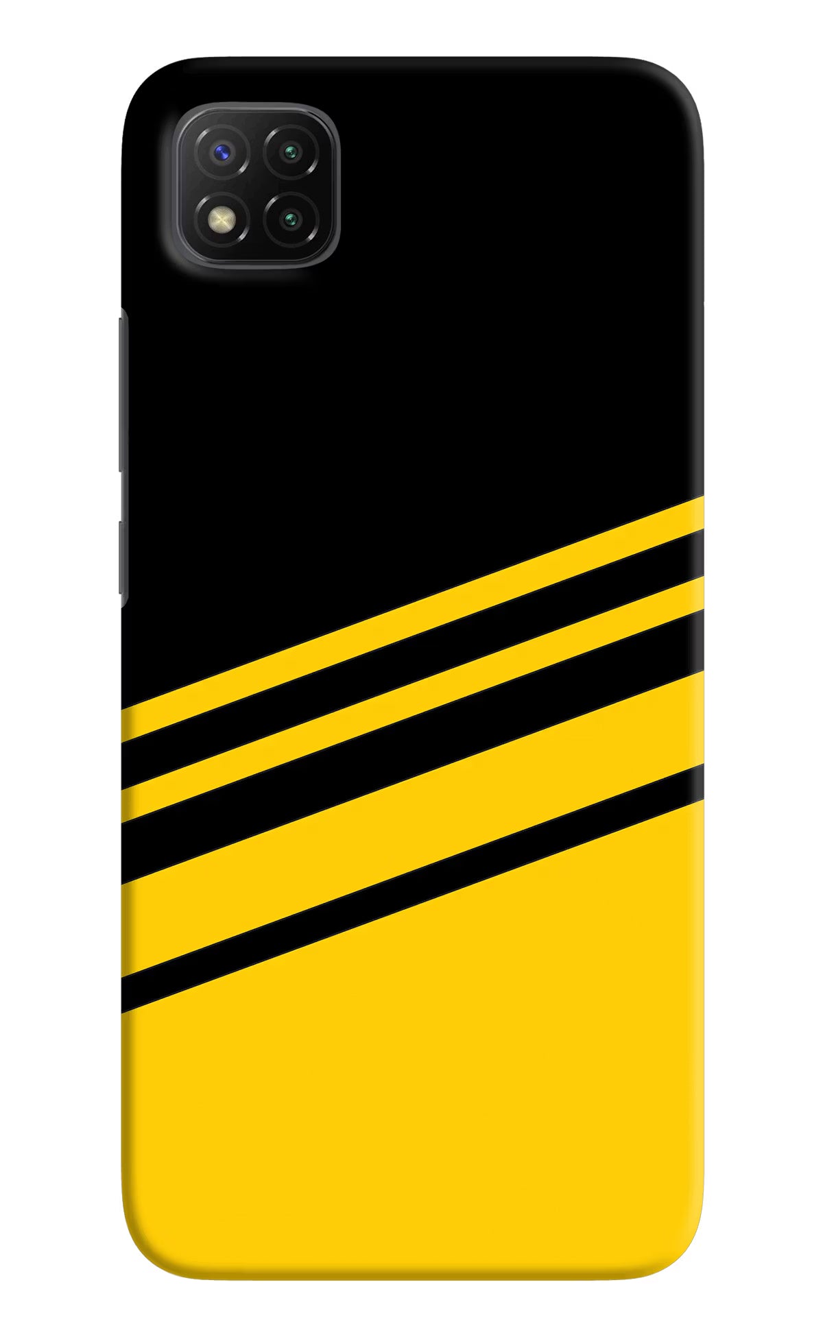 Yellow Shades Poco C3 Hard Case Back Cover by Casekaro