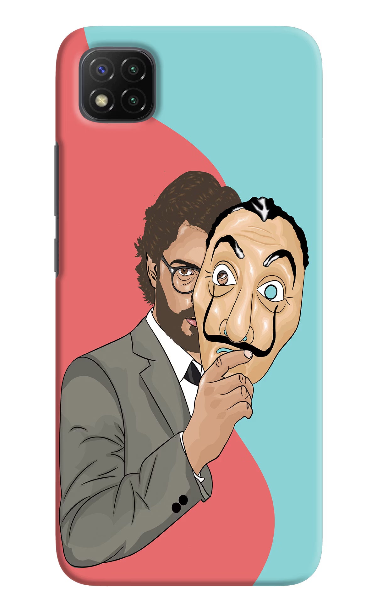 Professor Poco C3 Hard Case Back Cover by Casekaro