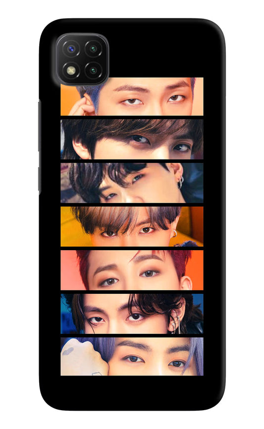 BTS Eyes Poco C3 Hard Case Back Cover by Casekaro