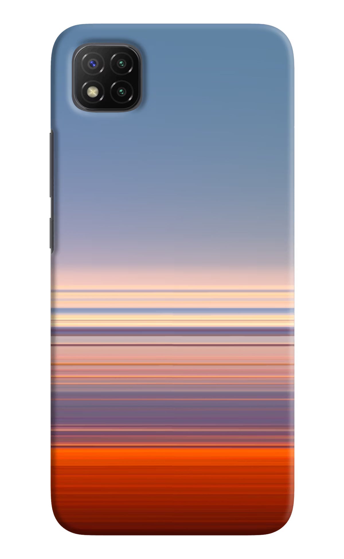Morning Colors Poco C3 Hard Case Back Cover by Casekaro