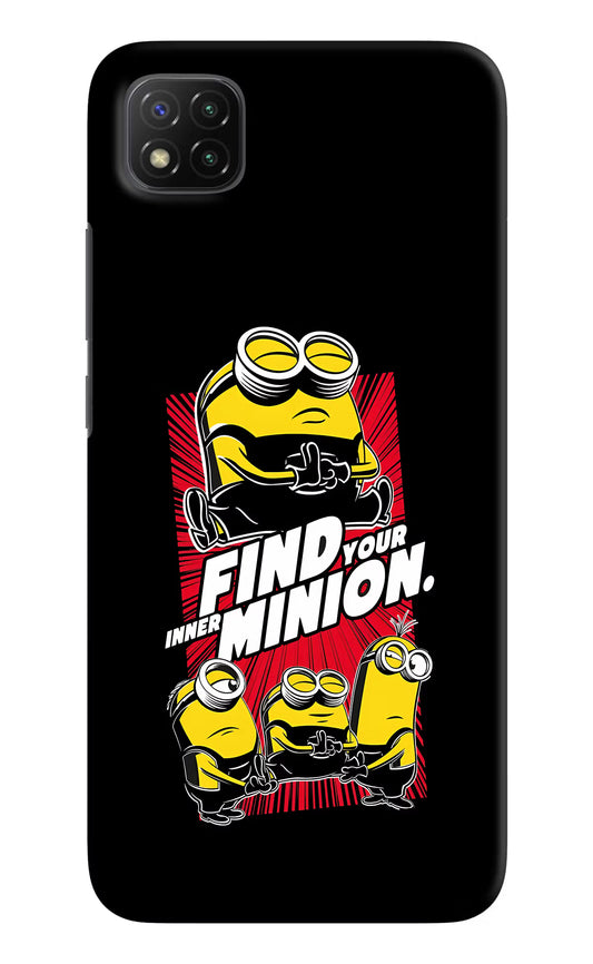 Find your inner Minion Poco C3 Hard Case Back Cover by Casekaro