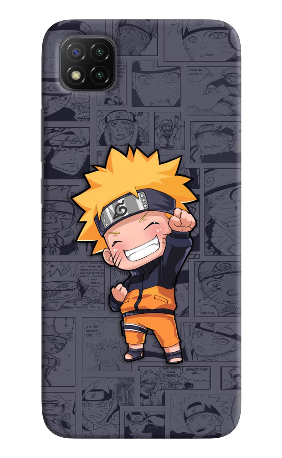 Chota Naruto Poco C3 Back Cover, Hard case