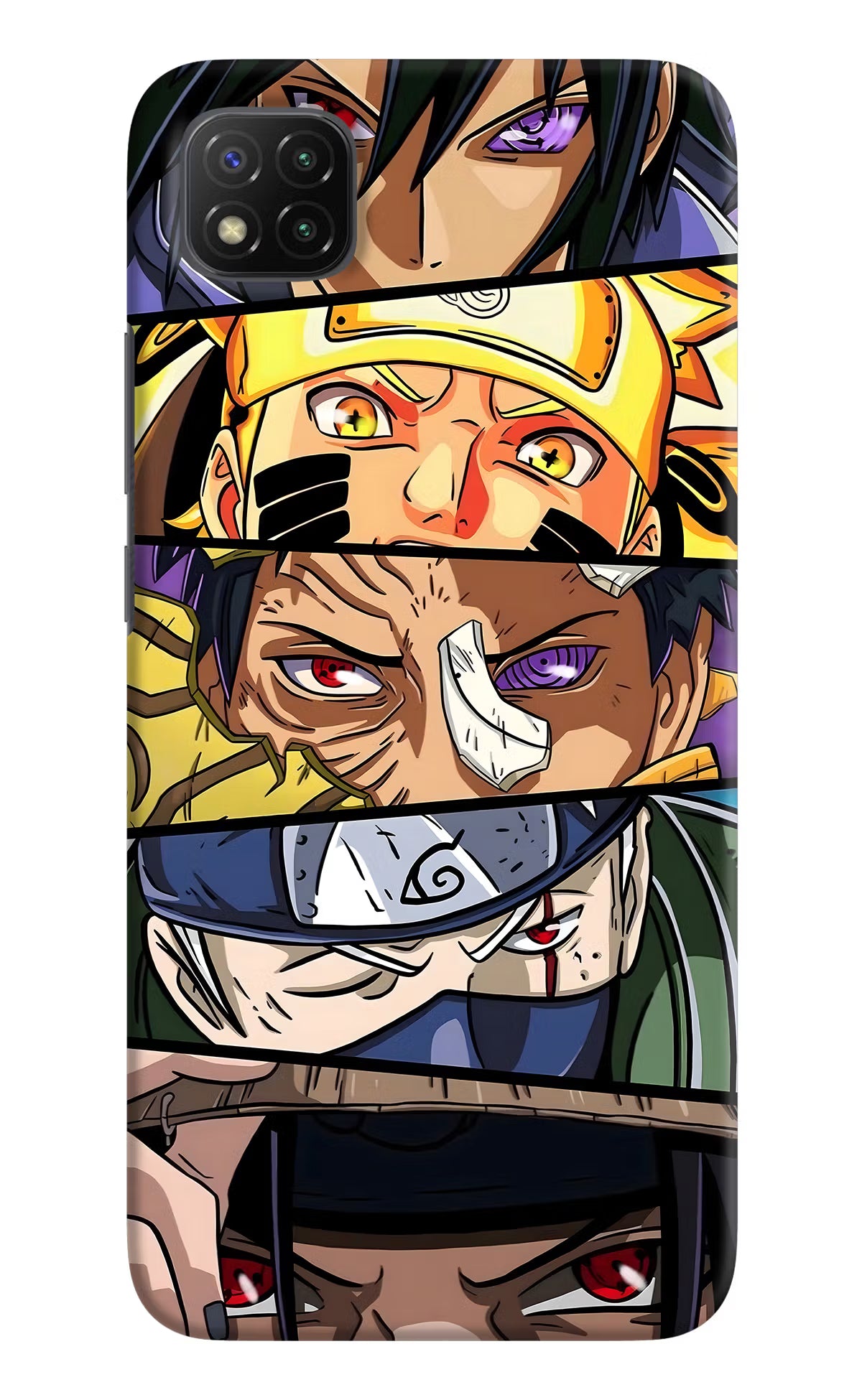 Naruto Character Poco C3 Hard Case Back Cover by Casekaro