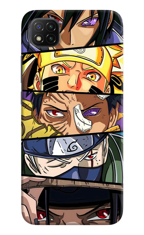 Naruto Character Poco C3 Back Cover