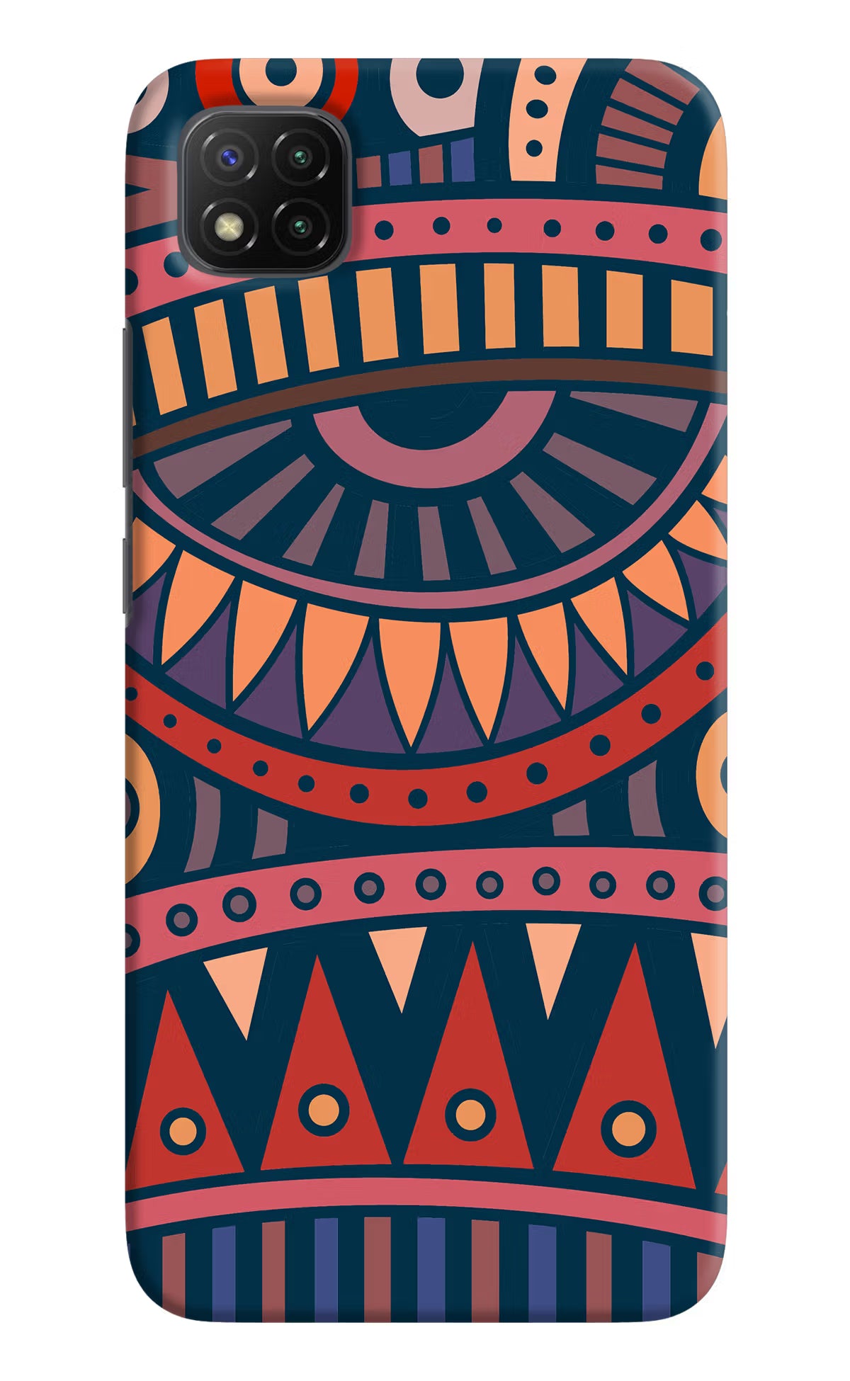 African Culture Design Poco C3 Hard Case Back Cover by Casekaro