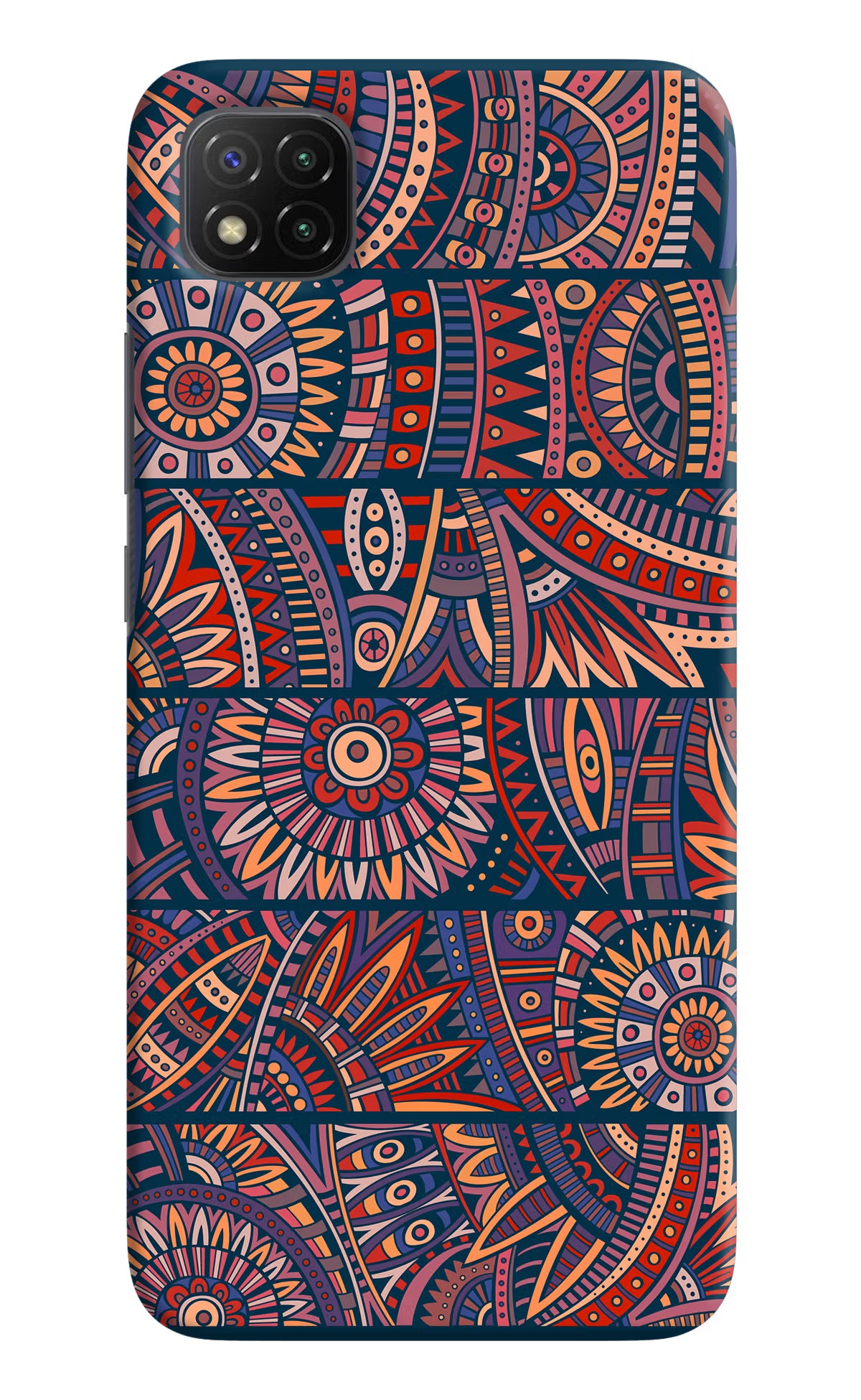 African Culture Design Poco C3 Hard Case Back Cover by Casekaro