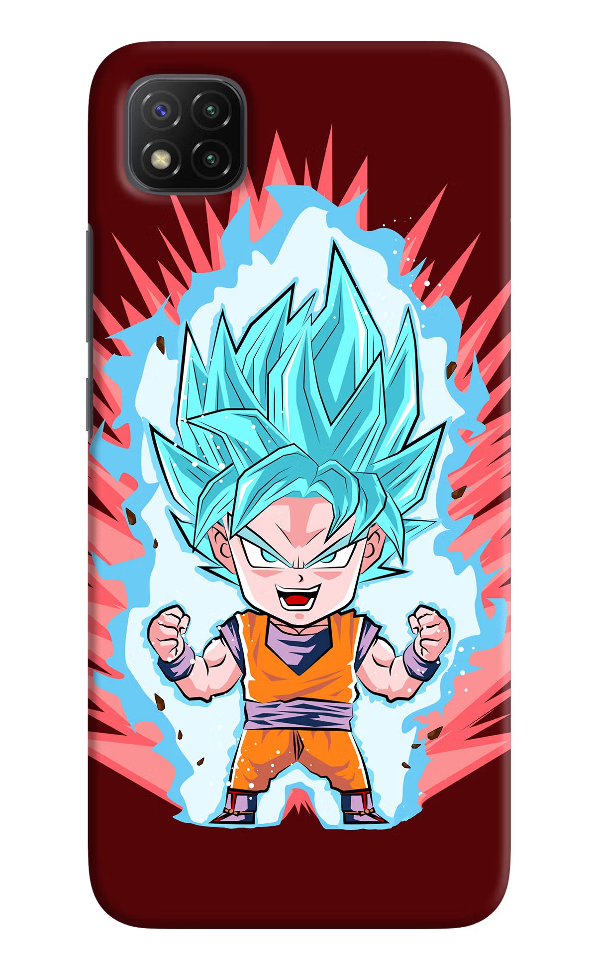 Goku Little Poco C3 Hard Case Back Cover by Casekaro