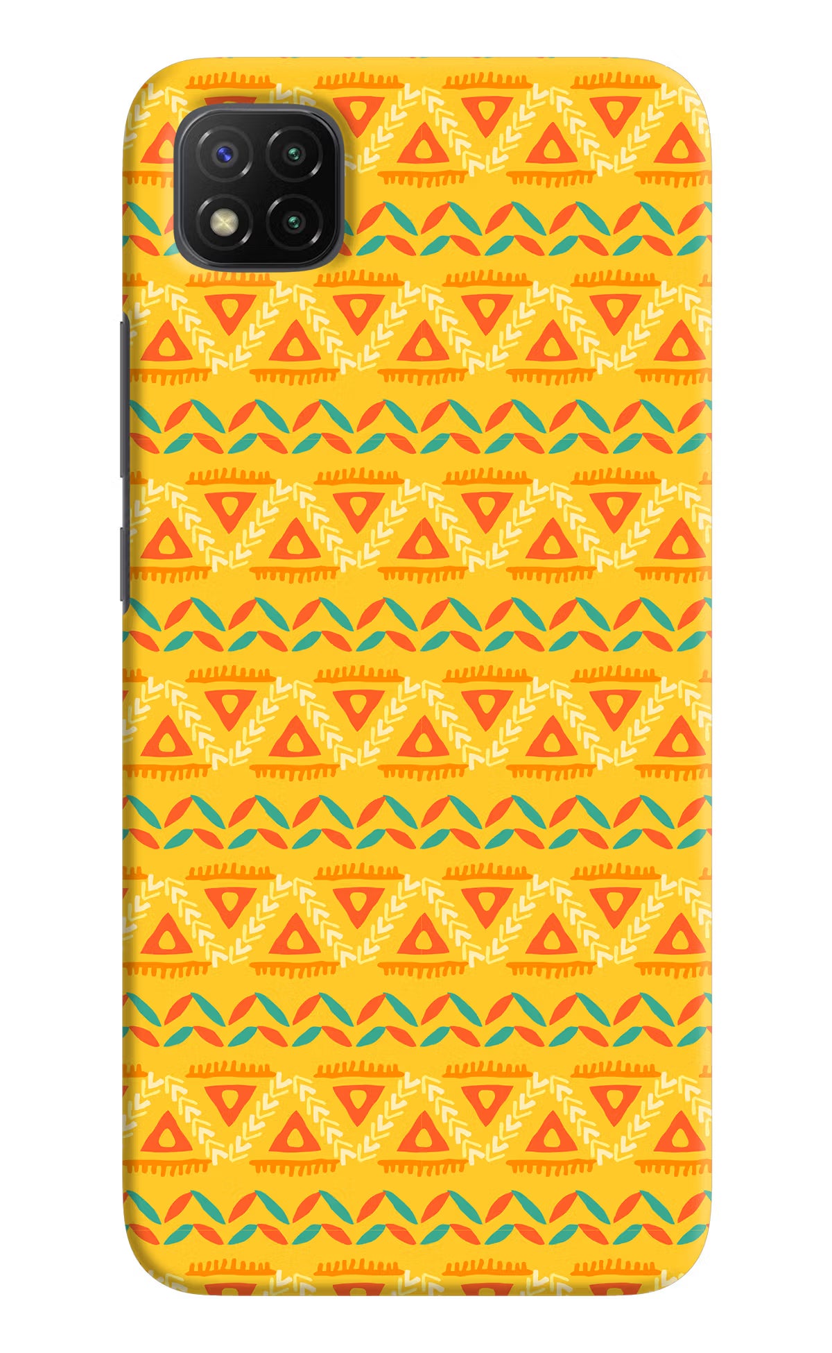 Tribal Pattern Poco C3 Hard Case Back Cover by Casekaro