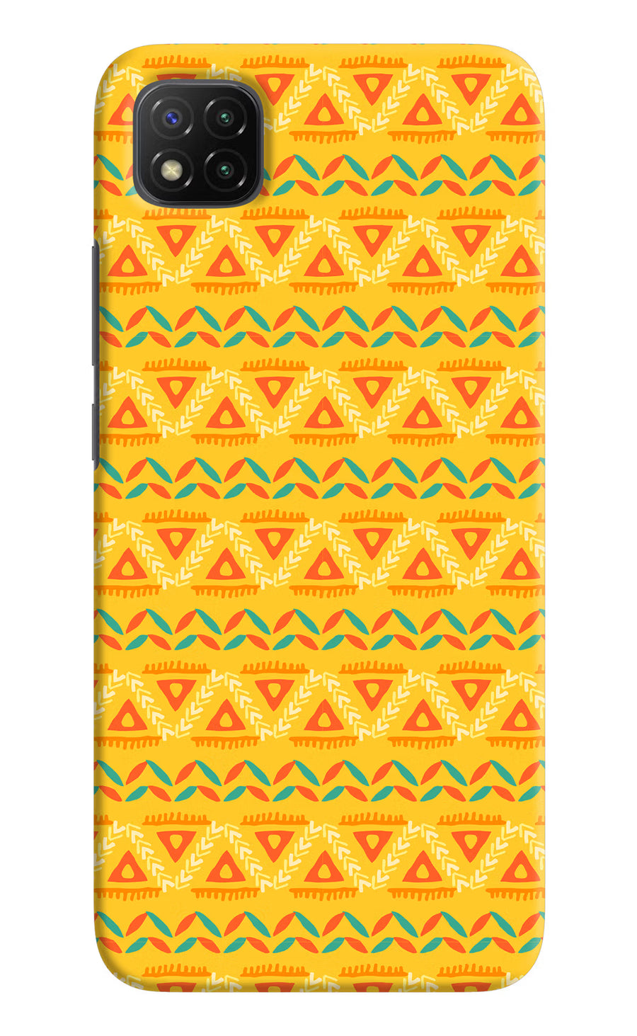 Tribal Pattern Poco C3 Back Cover, Hard case