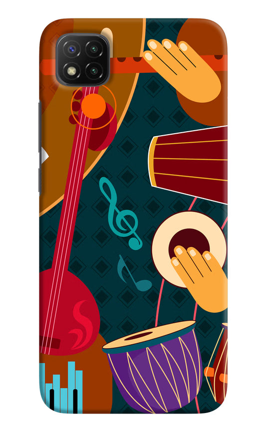 Music Instrument Poco C3 Hard Case Back Cover by Casekaro