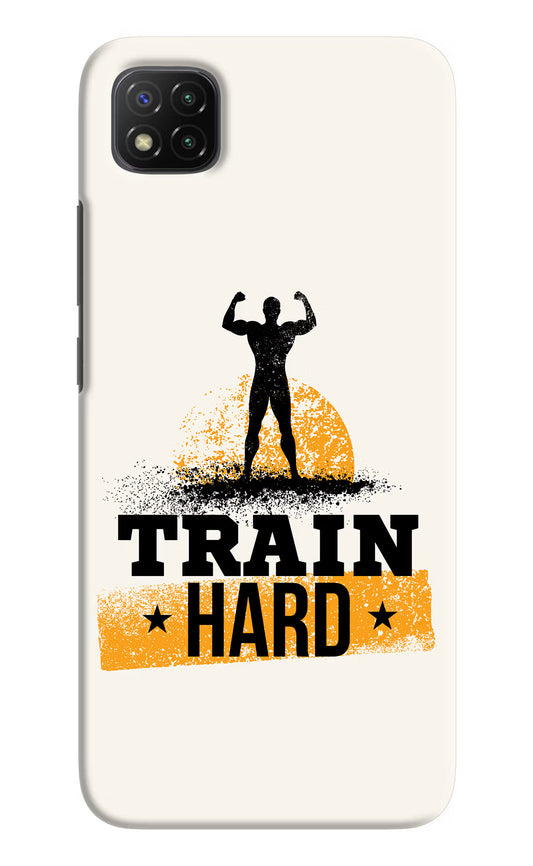 Train Hard Poco C3 Hard Case Back Cover by Casekaro