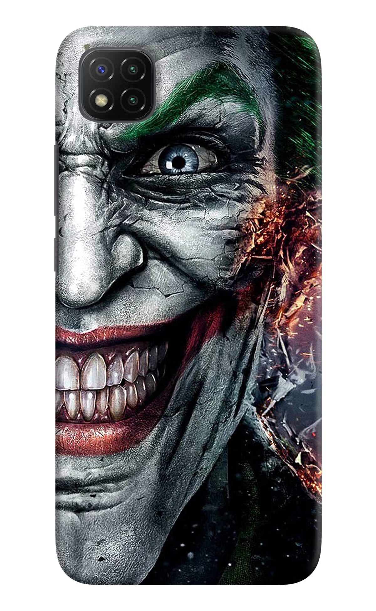 Joker Cam Poco C3 Hard Case Back Cover by Casekaro