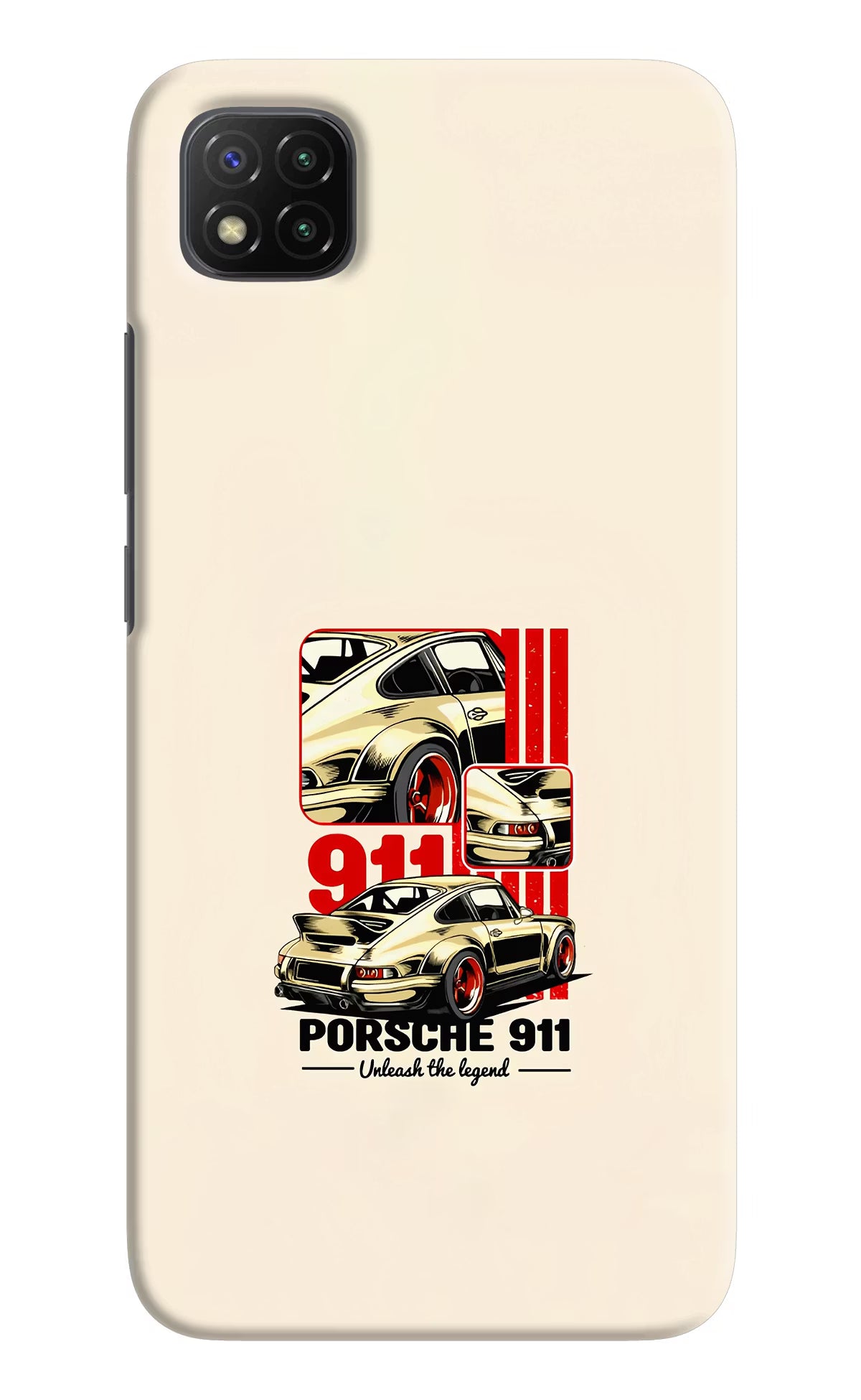 Classic Porsche 911 Poco C3 Hard Case Back Cover by Casekaro
