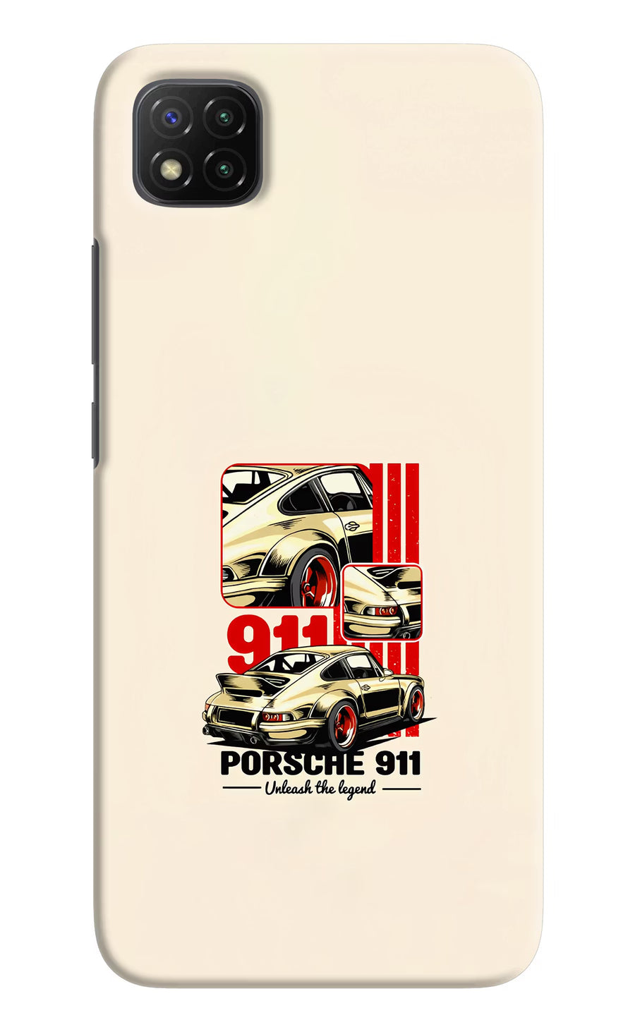 Classic Porsche 911 Poco C3 Back Cover, Hard case