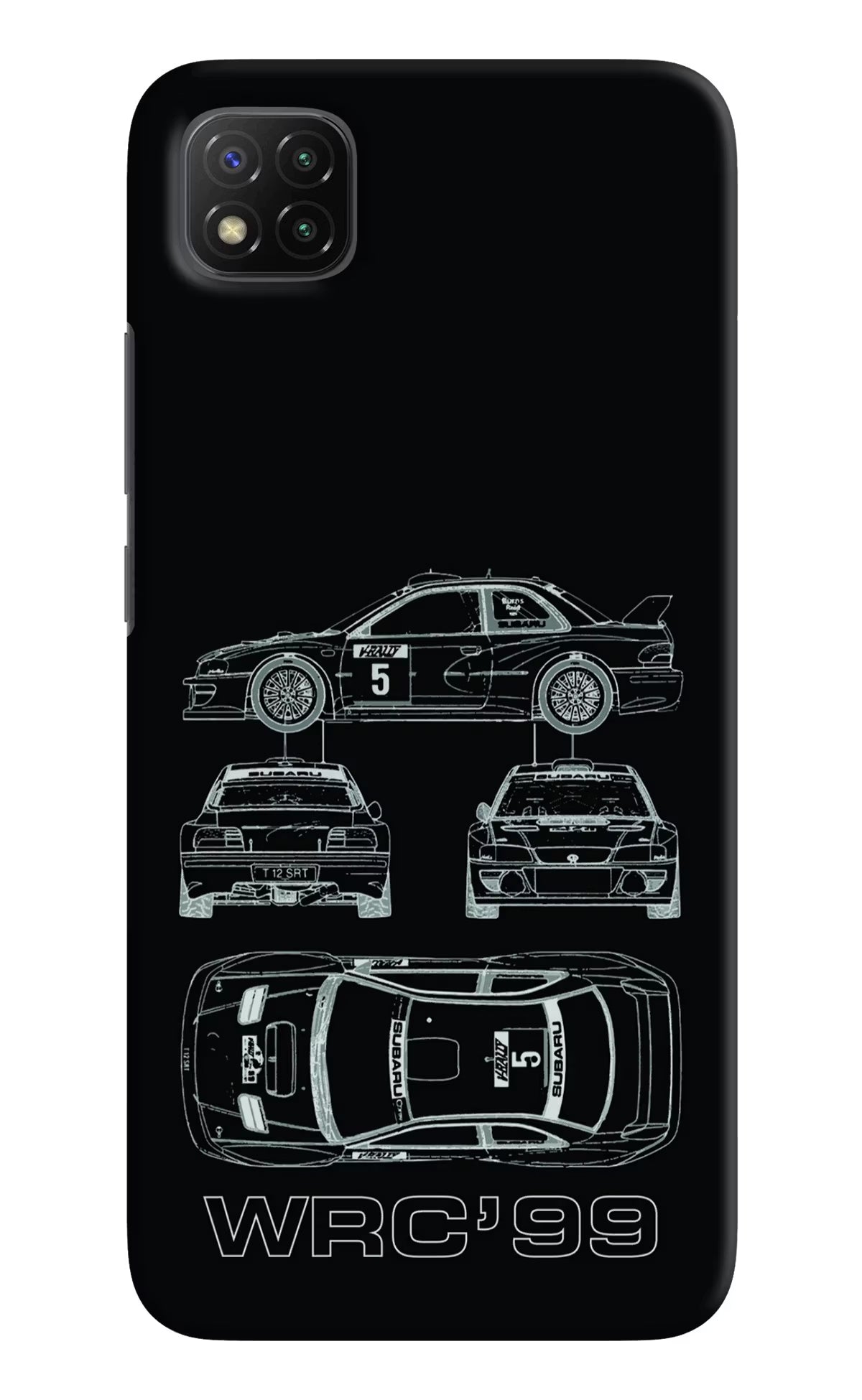 WRC'99 Poco C3 Hard Case Back Cover by Casekaro