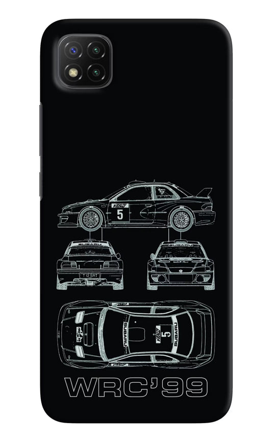 WRC'99 Poco C3 Hard Case Back Cover by Casekaro