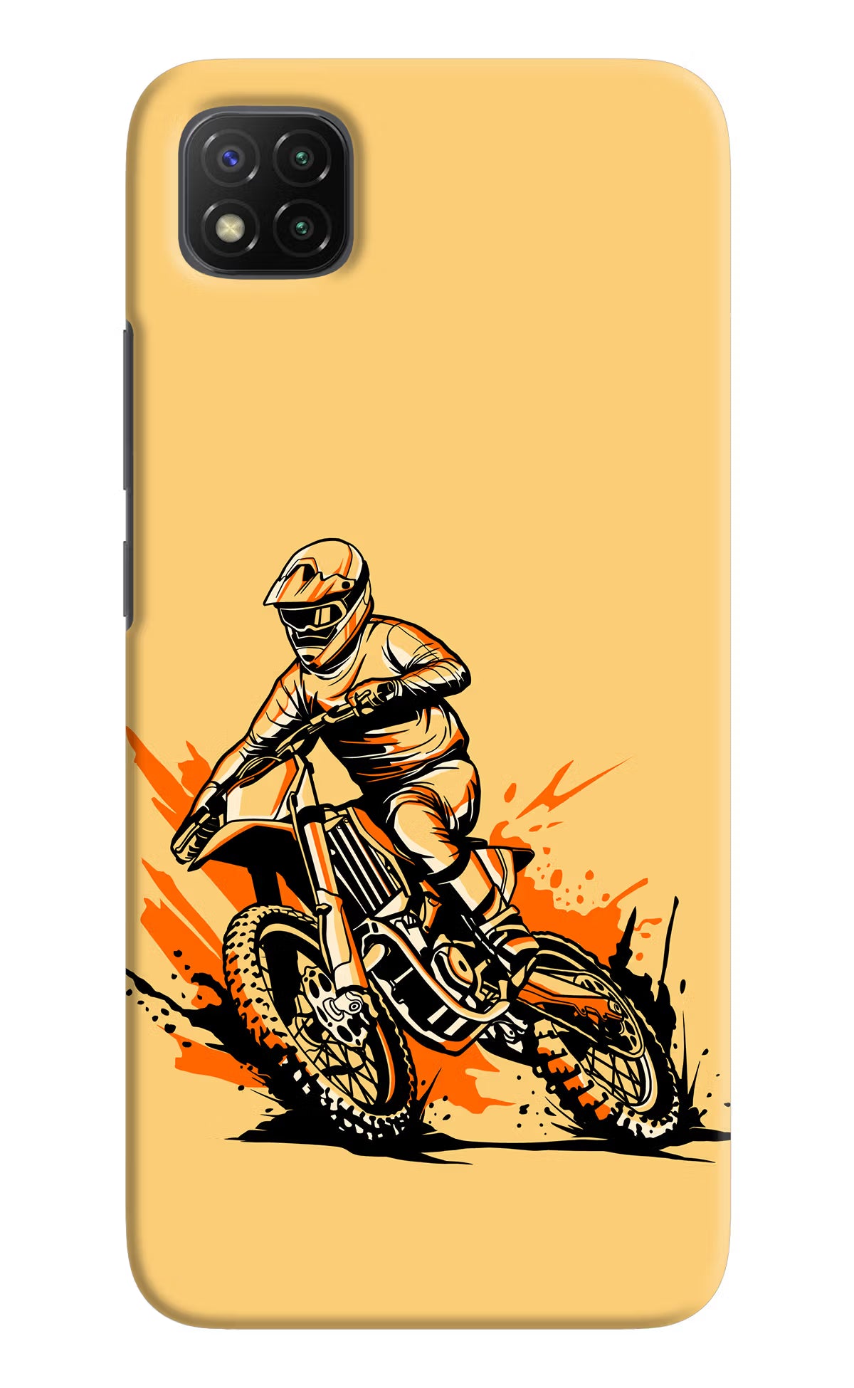 Off-Road Fury Poco C3 Hard Case Back Cover by Casekaro