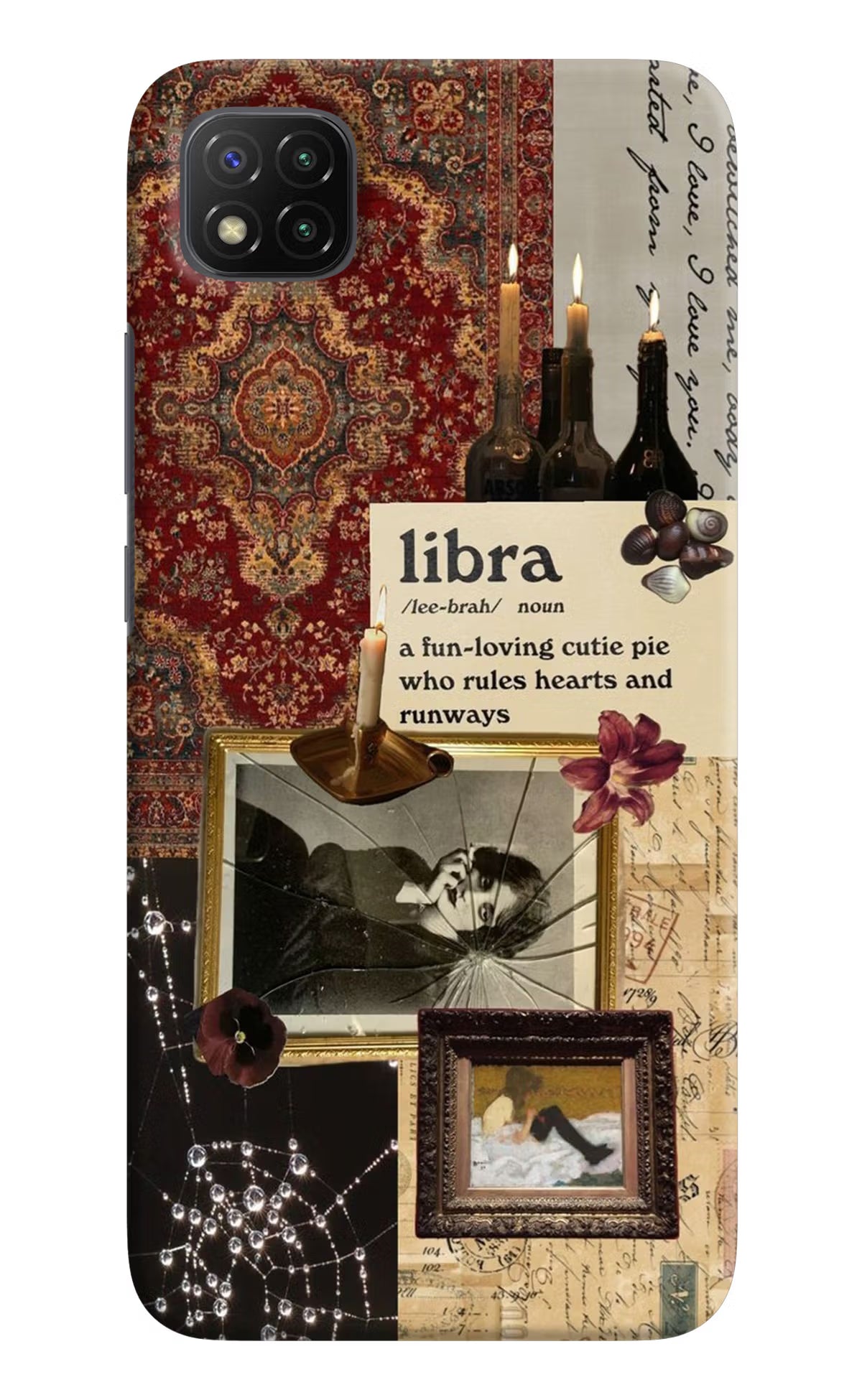 Libra Zodiac Poco C3 Hard Case Back Cover by Casekaro