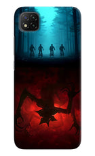 Ordinary Things Downside Up Poco C3 Hard Case Back Cover by Casekaro