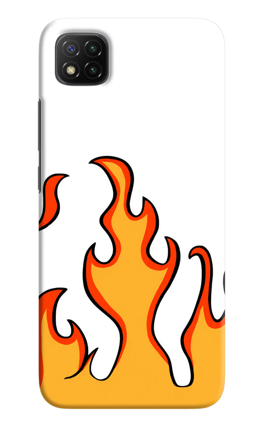 Fired Up – White Poco C3 Hard Case Back Cover by Casekaro
