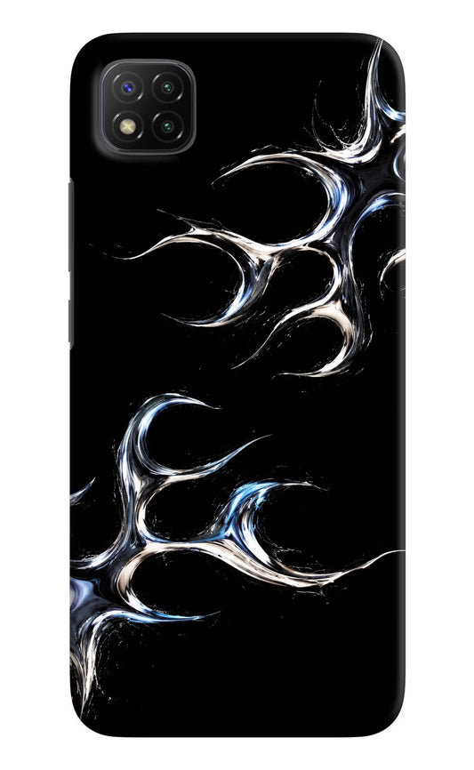 Chrome Tribal Poco C3 Hard Case Back Cover by Casekaro