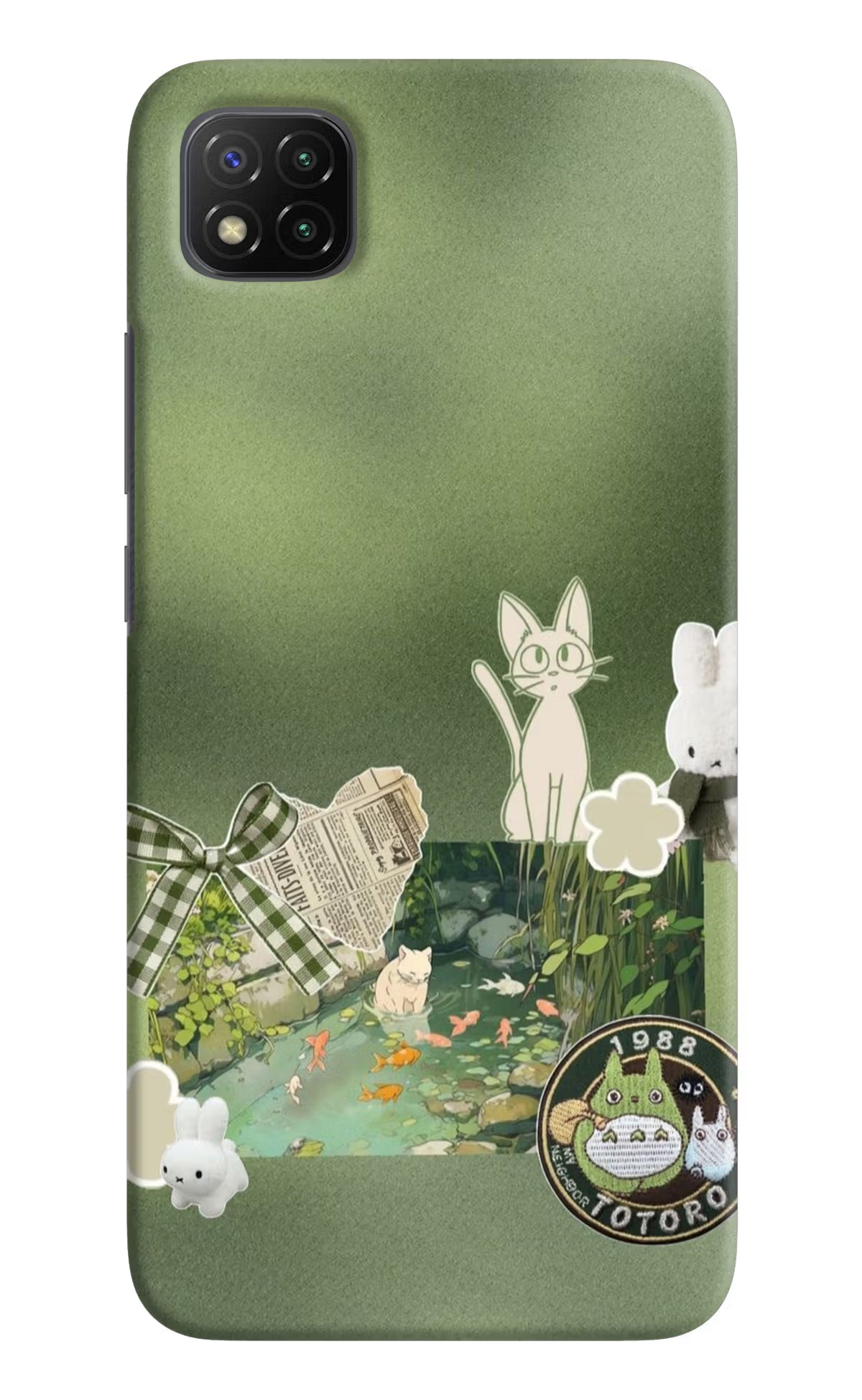 Aesthetic anime Poco C3 Back Cover