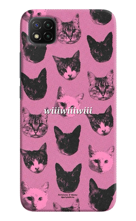 Pink Cats Poco C3 Back Cover