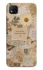 Vintage case Poco C3 Hard Case Back Cover by Casekaro