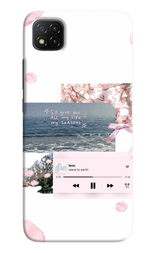Wave to earth Poco C3 Back Cover