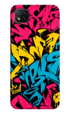Graffiti Vibe Poco C3 Hard Case Back Cover by Casekaro