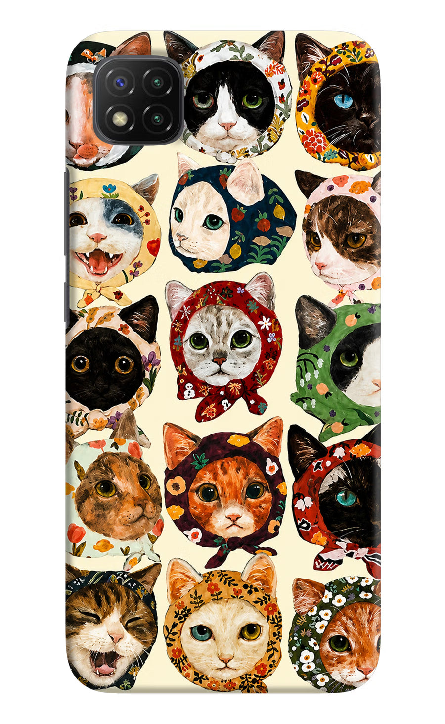Cool Cat Poco C3 Back Cover, Hard case
