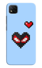 Peter Heart Poco C3 Hard Case Back Cover by Casekaro