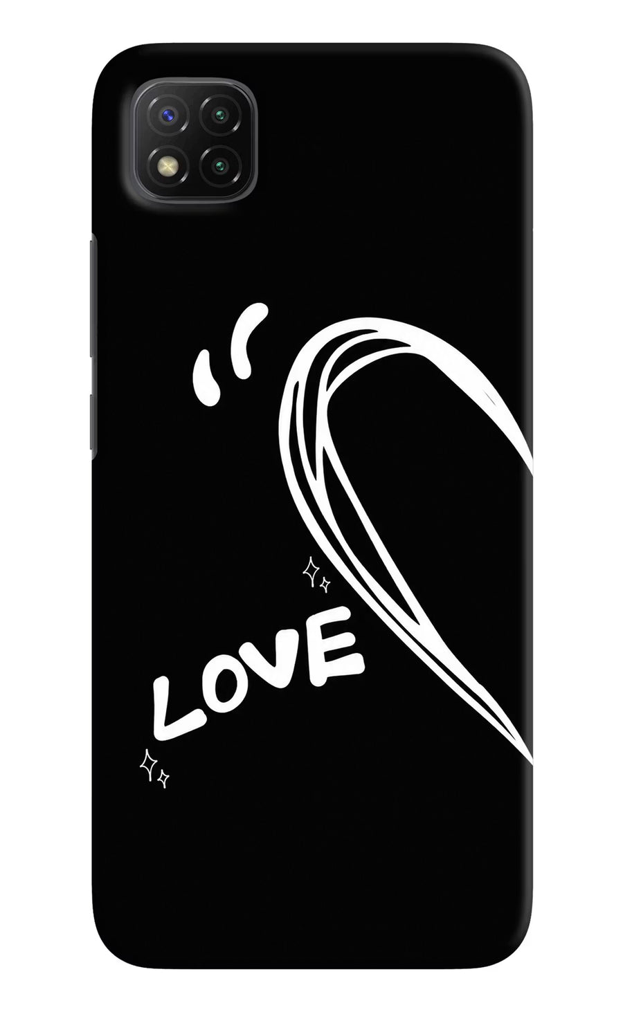Love Line Poco C3 Back Cover, Hard case