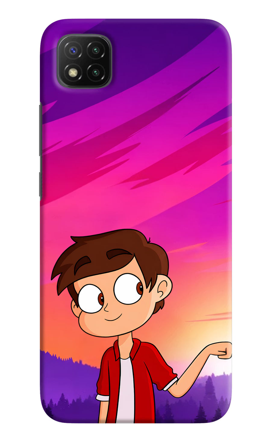 Marco Sunset Poco C3 Back Cover, Hard case