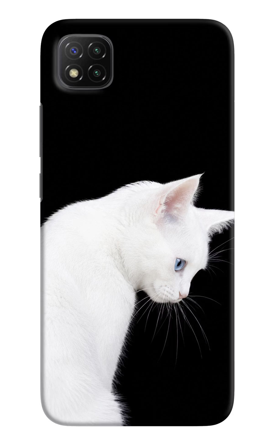 Snow Gaze Poco C3 Back Cover, Hard case