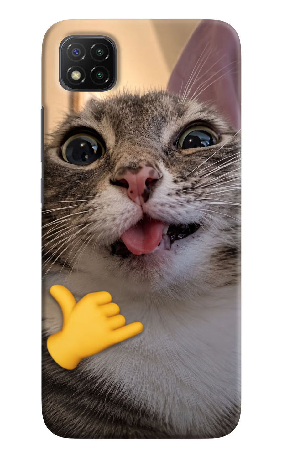 Silly Cat Call Poco C3 Back Cover, Hard case