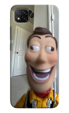 Side Eye Woody Poco C3 Hard Case Back Cover by Casekaro