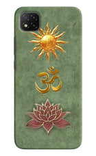 Om & Lotus Poco C3 Back Cover