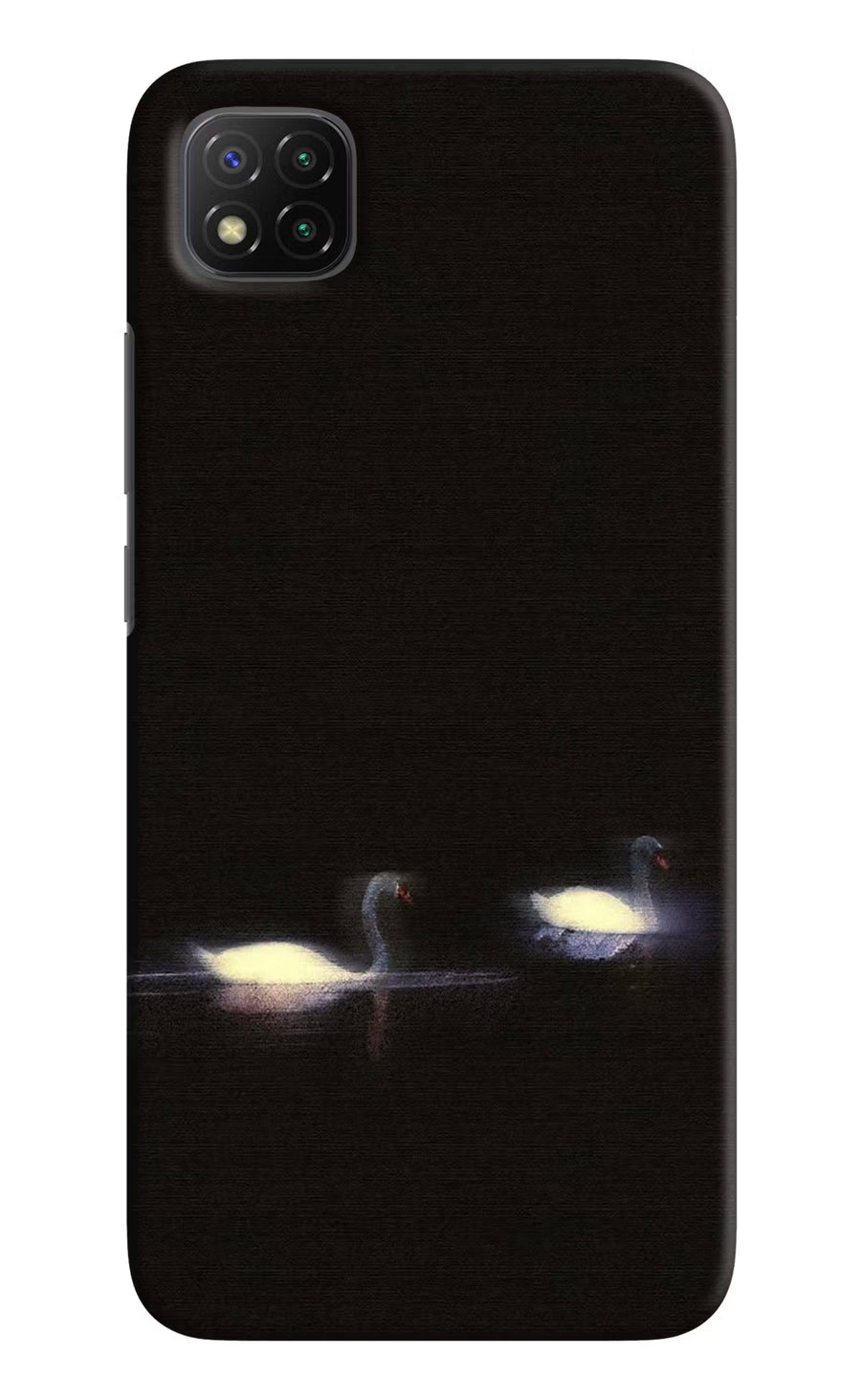 Silent Swans Poco C3 Back Cover, Hard case