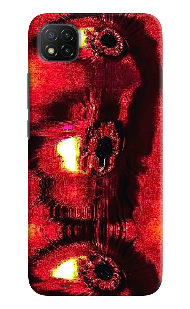 Fire Eye Poco C3 Hard Case Back Cover by Casekaro