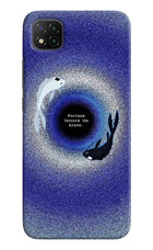Dark Koi Poco C3 Hard Case Back Cover by Casekaro