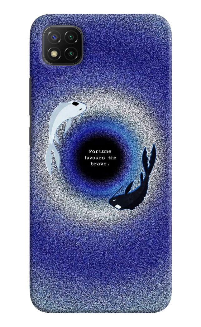 Dark Koi Poco C3 Hard Case Back Cover by Casekaro