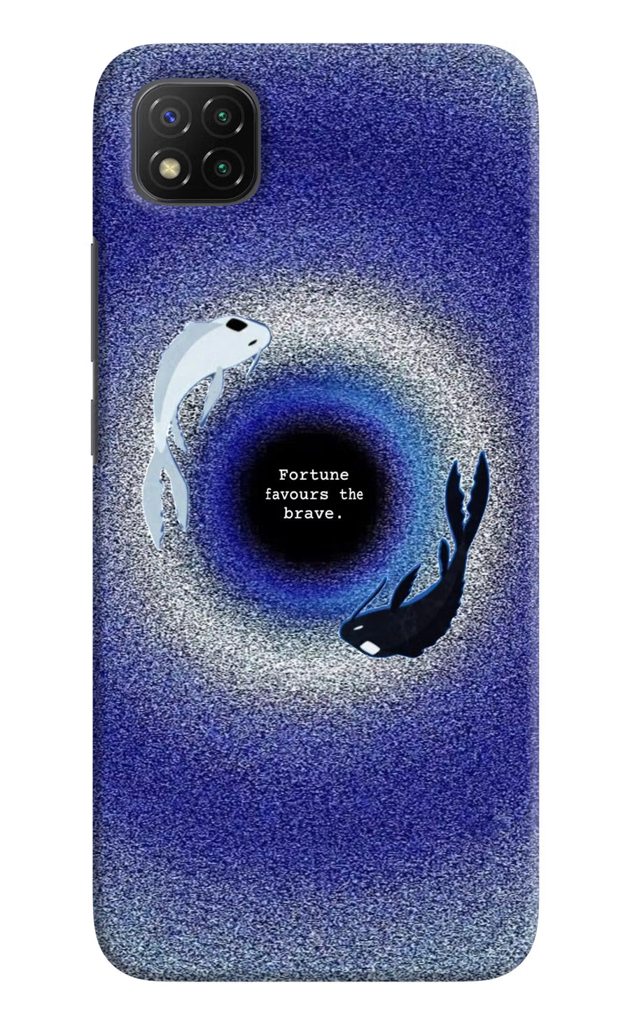 Dark Koi Poco C3 Back Cover, Hard case