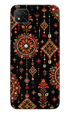 Boho Noir Poco C3 Back Cover