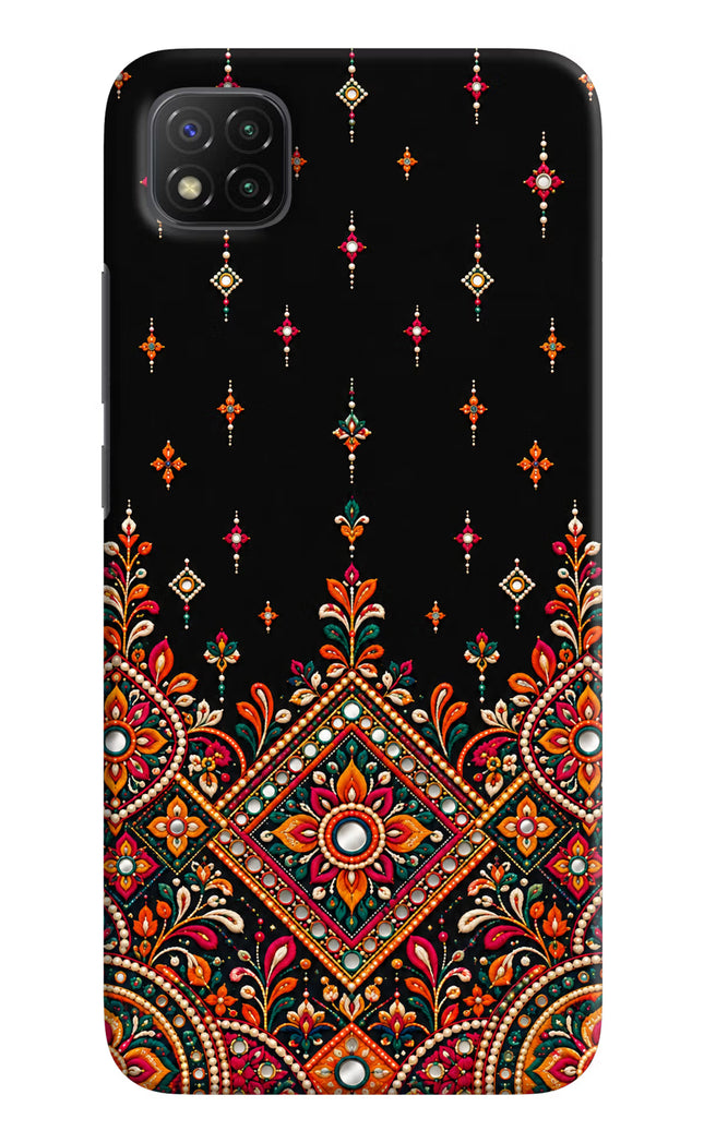 Noir Mehfil Poco C3 Hard Case Back Cover by Casekaro