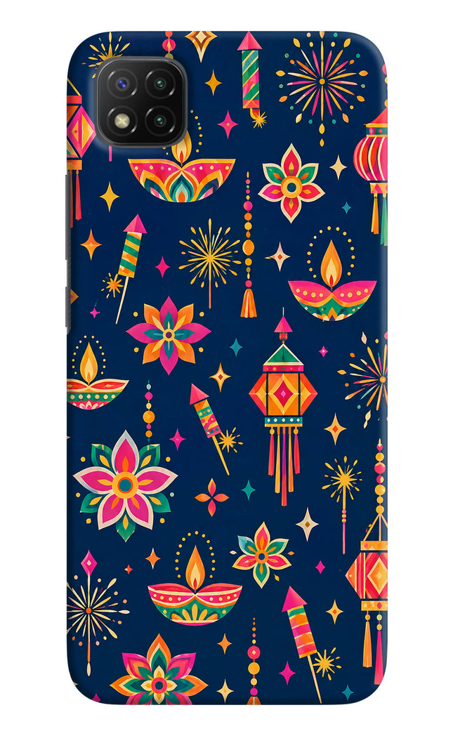 Festive Pop Poco C3 Hard Case Back Cover by Casekaro