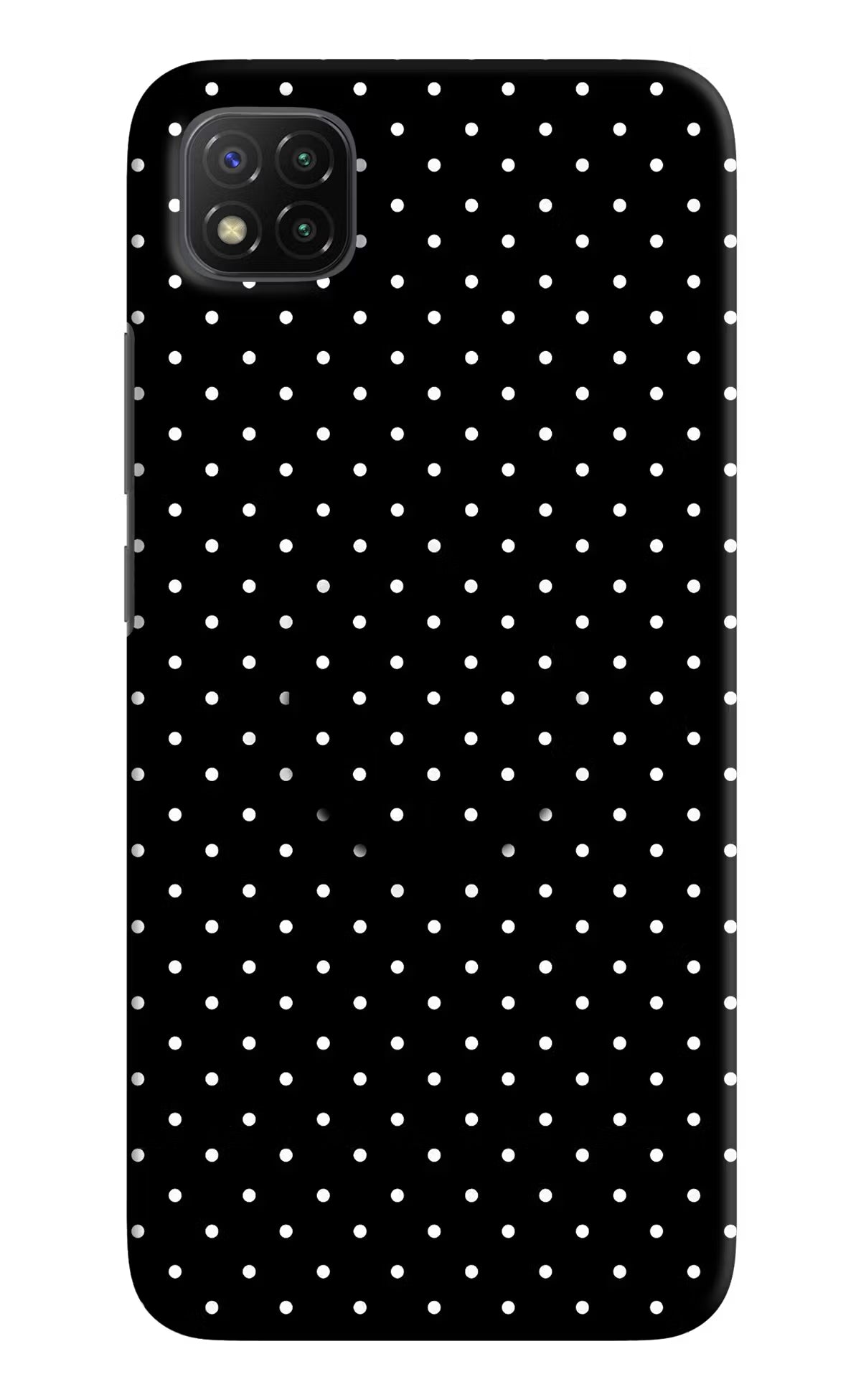 White Dots Poco C3 Pop Case by Casekaro