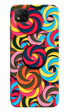 Spiral Pattern Poco C3 Pop Case by Casekaro
